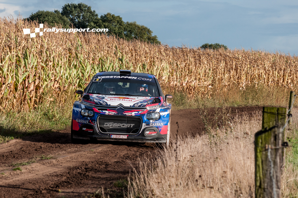 Jos Verstappen (Citroën C3 Rally2) in action during the Hellendoorn Rally 2022. The father of F1 World Champion Max Verstappen finished in P4 overall during his rallying debut on home soil.