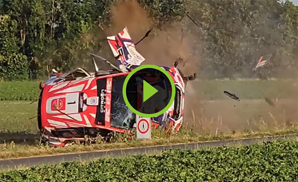 Crash Lefebvre Ypres Rally 2023