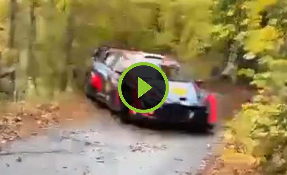 VIDEO Crash Lappi SS5 WRC Central European Rally 2023 SM