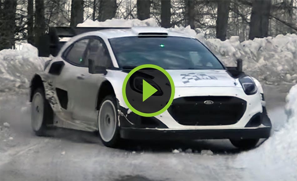 Munster Snow test WRC Rallye Monte Carlo - Ford Puma Rally1 Hybrid